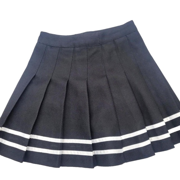 hm divided womens pleated black and white skirt size 4 (s) - Picture 1 of 4